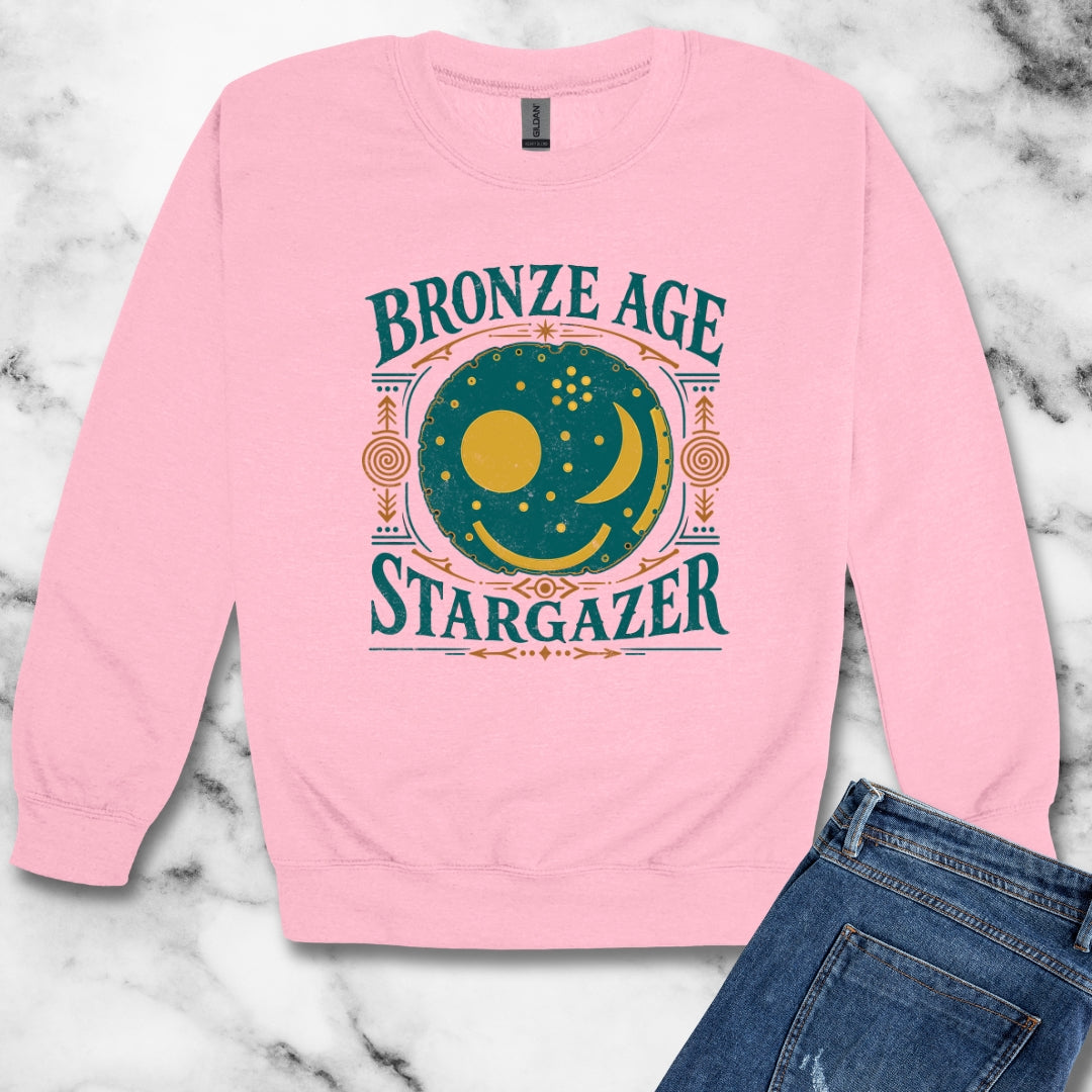 Nebra Disk Bronze Age Stargazer Unisex Heavy Crewneck Sweatshirt