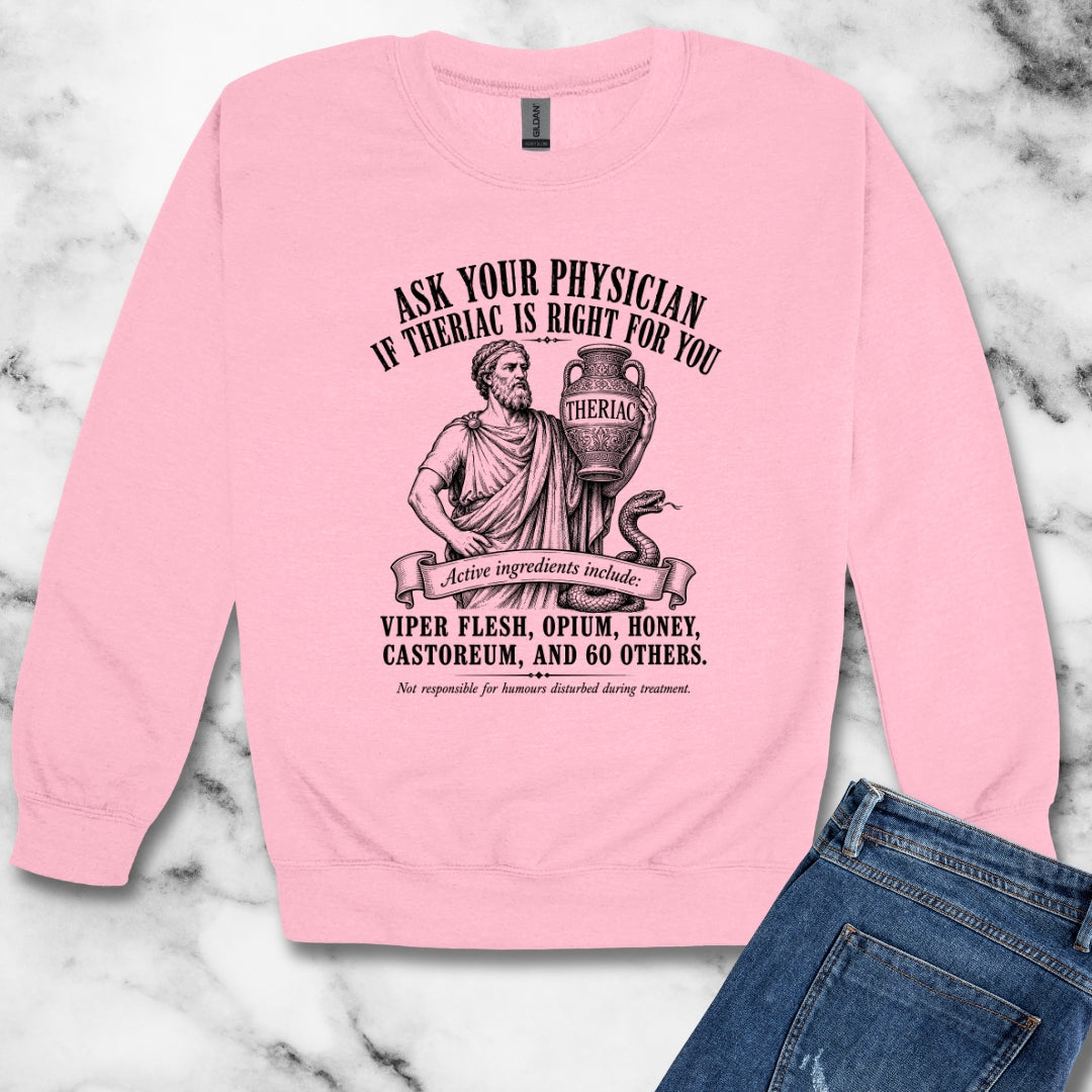 Doctor Galen Theriac Ad Unisex Heavy Crewneck Sweatshirt