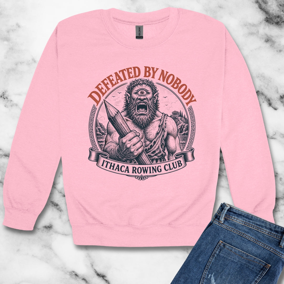 Polyphemus Defeated by Nobody Unisex Heavy Crewneck Sweatshirt