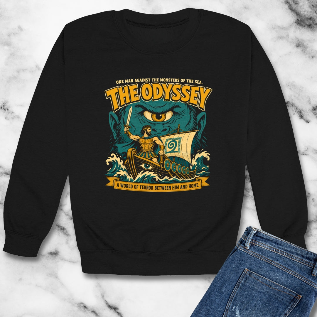 B Movie The Odyssey Polyphemus Unisex Heavy Crewneck Sweatshirt