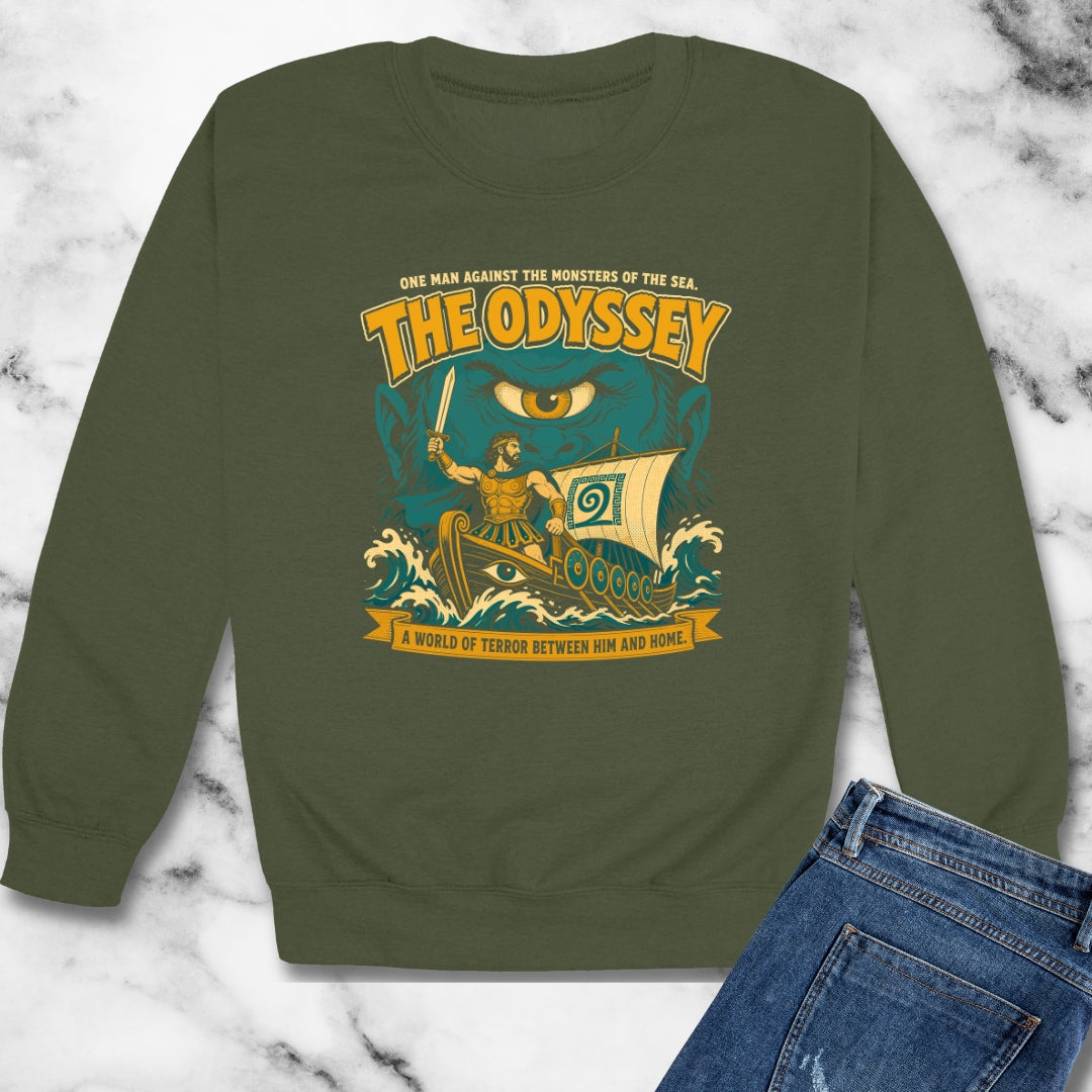 B Movie The Odyssey Polyphemus Unisex Heavy Crewneck Sweatshirt