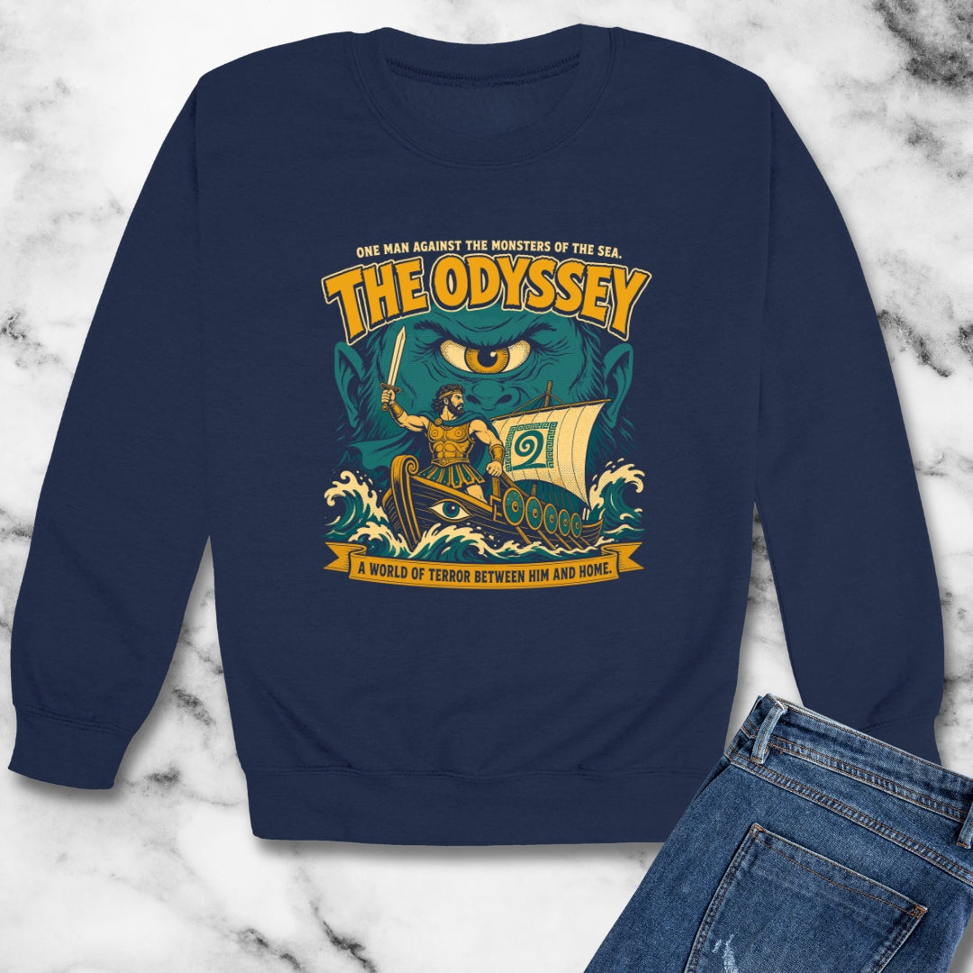 B Movie The Odyssey Polyphemus Unisex Heavy Crewneck Sweatshirt