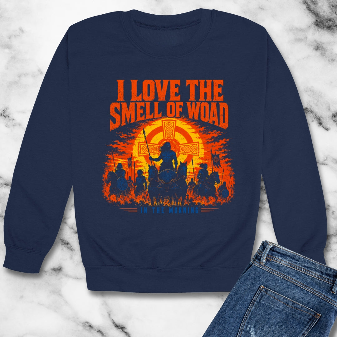 I Love the Smell of Woad Unisex Heavy Crewneck Sweatshirt