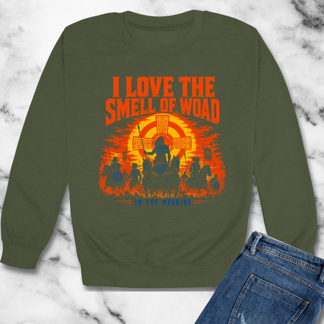 I Love the Smell of Woad Unisex Heavy Crewneck Sweatshirt