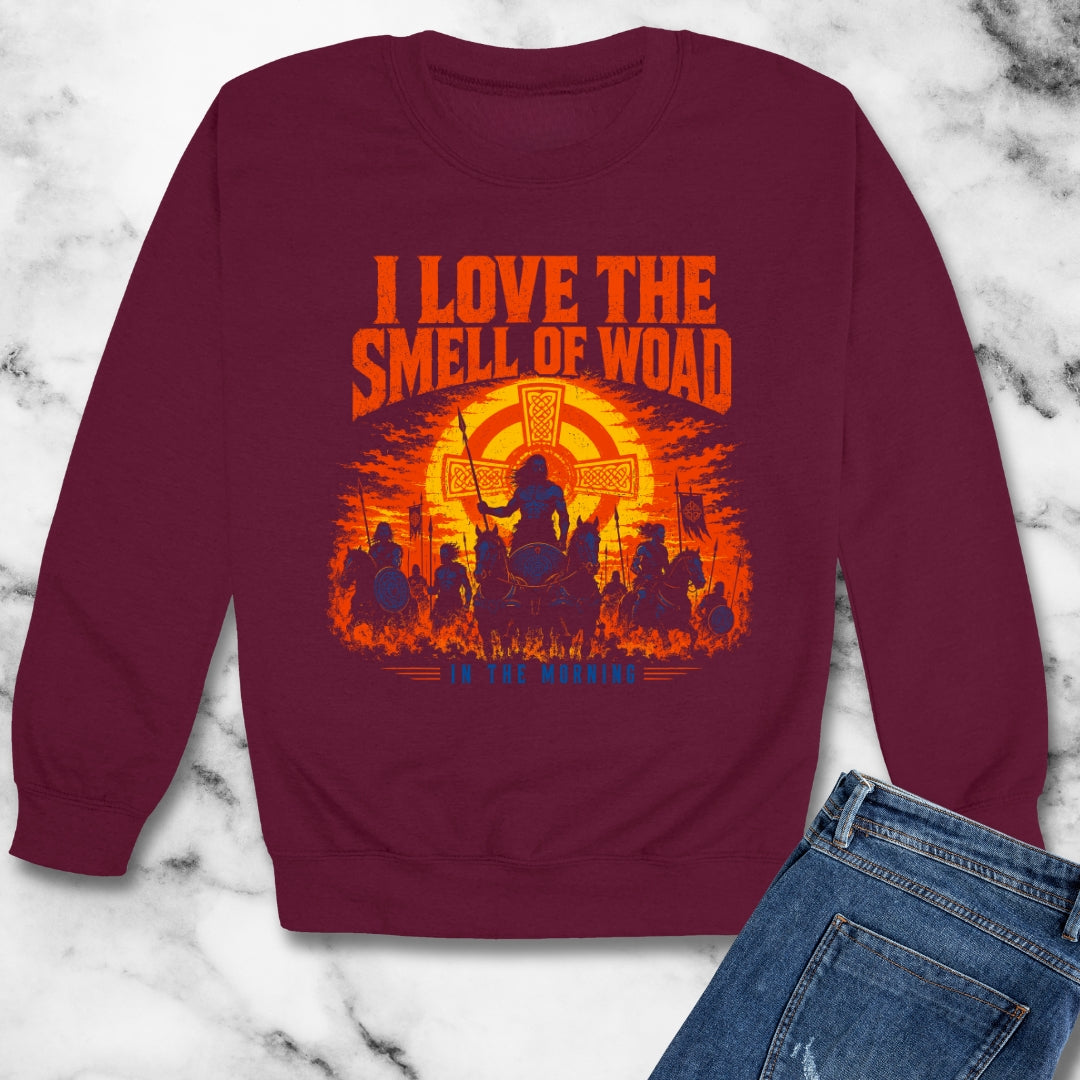 I Love the Smell of Woad Unisex Heavy Crewneck Sweatshirt