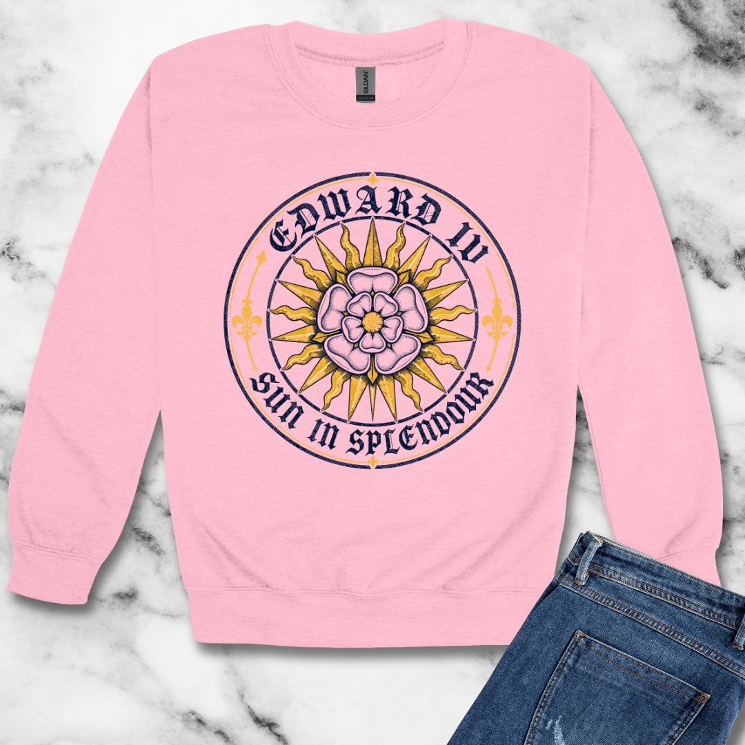 Edward IV Sun in Splendor Insignia Unisex Heavy Crewneck Sweatshirt