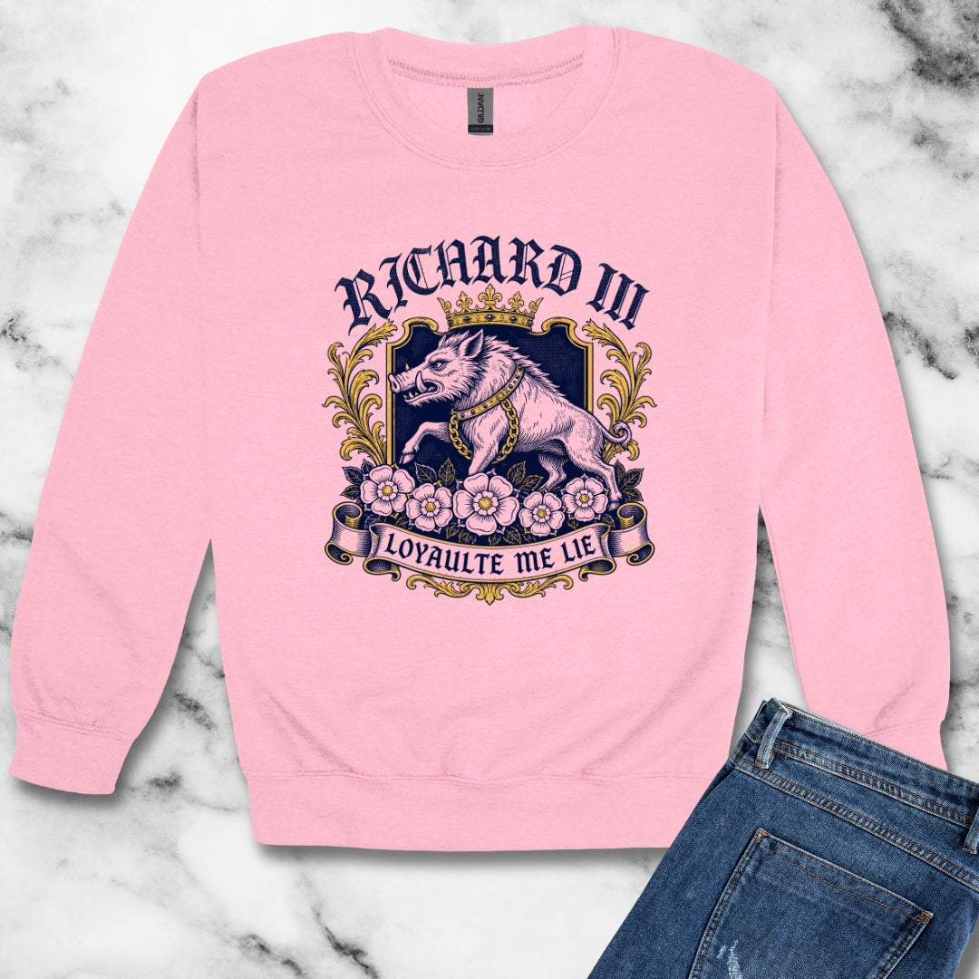 Richard III Boar Insignia Unisex Heavy Crewneck Sweatshirt