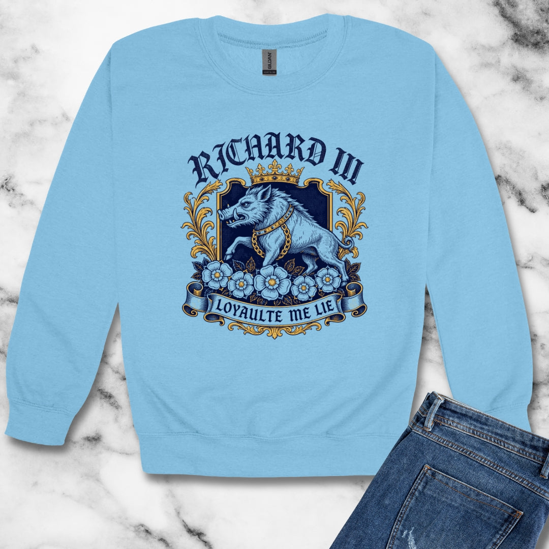 Richard III Boar Insignia Unisex Heavy Crewneck Sweatshirt