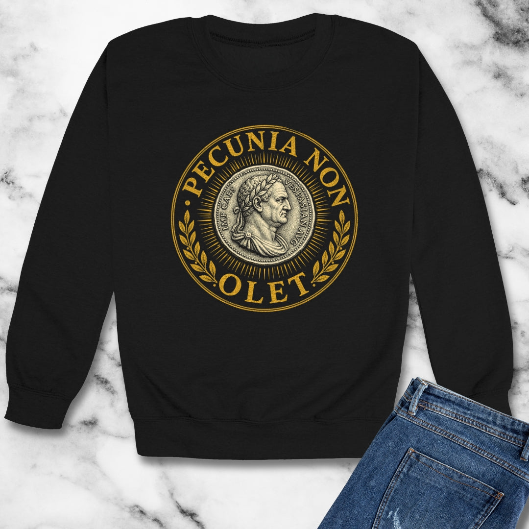 Pecunia Non Olet Money Doesn't Smell Unisex Heavy Crewneck Sweatshirt