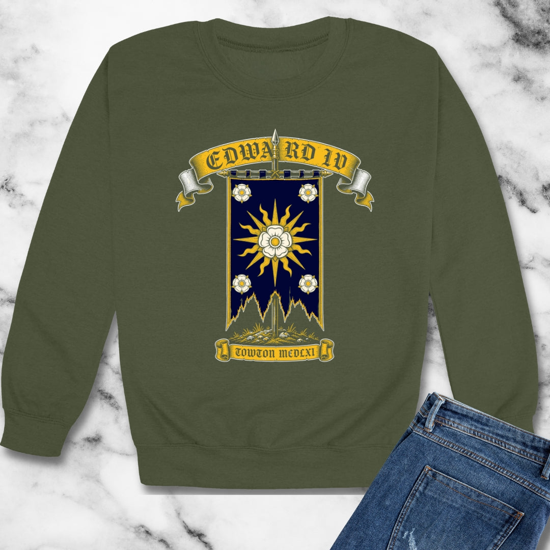 Edward IV Towton Sun in Splendor Unisex Heavy Crewneck Sweatshirt