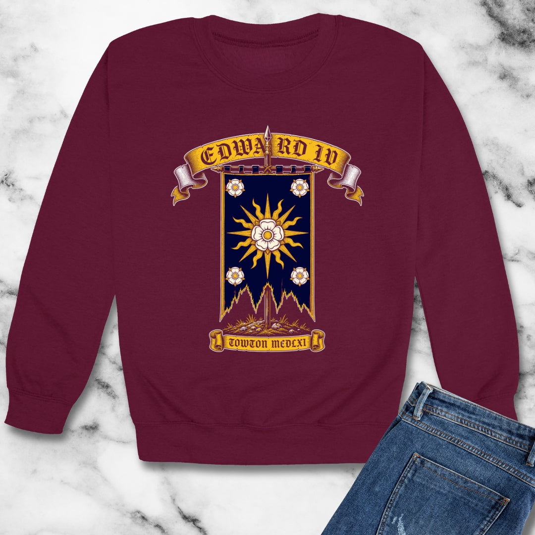 Edward IV Towton Sun in Splendor Unisex Heavy Crewneck Sweatshirt