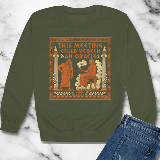 Meeting Could Have Been Oracle Unisex Heavy Crewneck Sweatshirt
