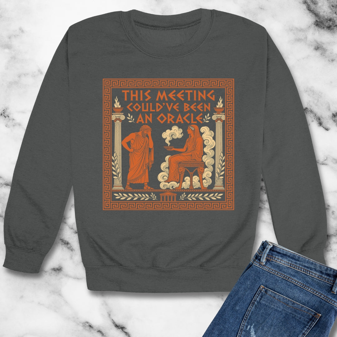 Meeting Could Have Been Oracle Unisex Heavy Crewneck Sweatshirt
