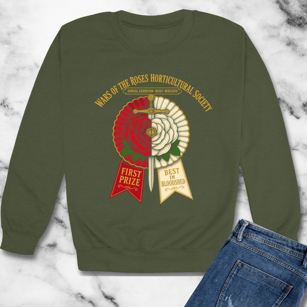 Wars of the Roses Horticultural Society Unisex Heavy Crewneck Sweatshirt