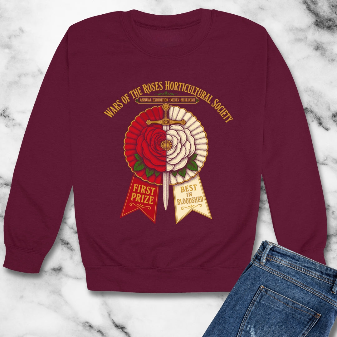 Wars of the Roses Horticultural Society Unisex Heavy Crewneck Sweatshirt