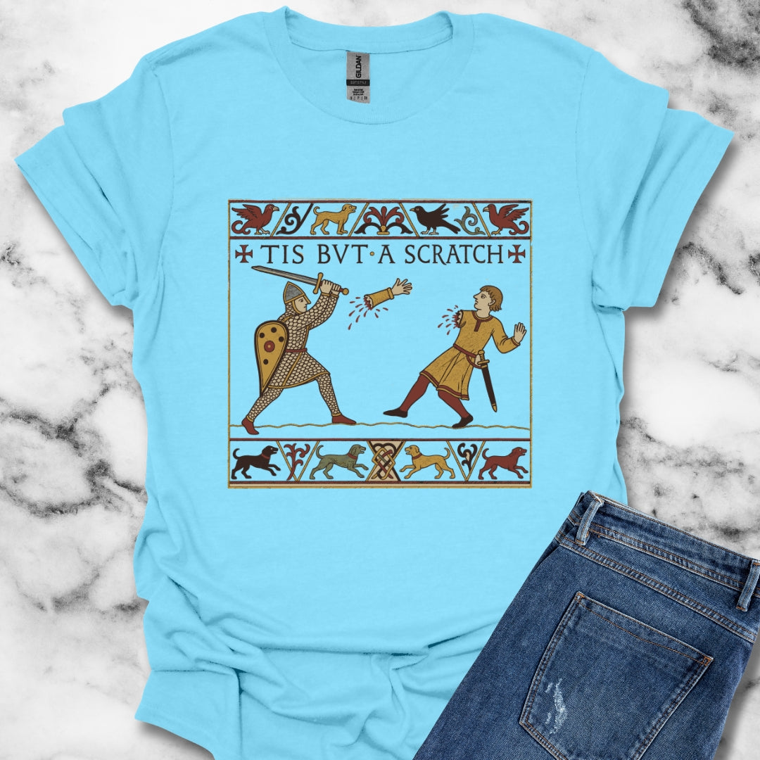 Tis But A Scratch Tapestry T-Shirt