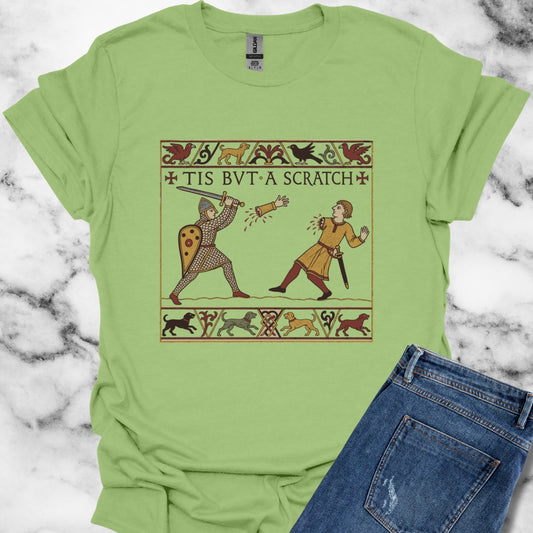 Tis But A Scratch Tapestry T-Shirt