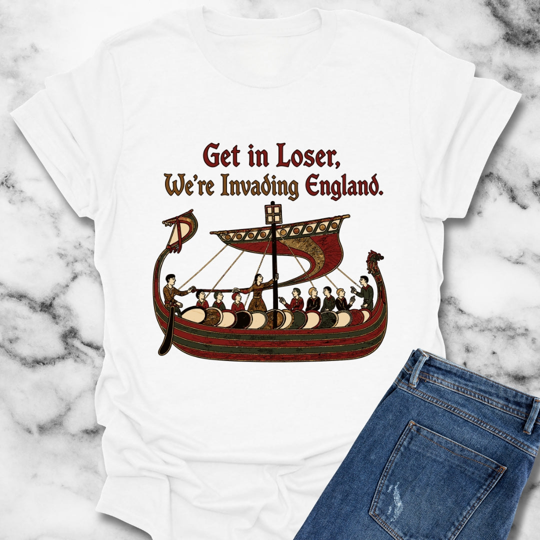 Get in Loser Norman Conquest Tapestry T-Shirt