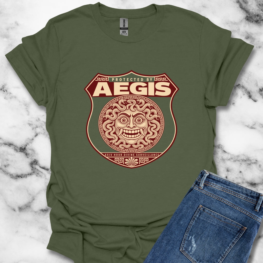 Protected by Aegis Shield T-Shirt