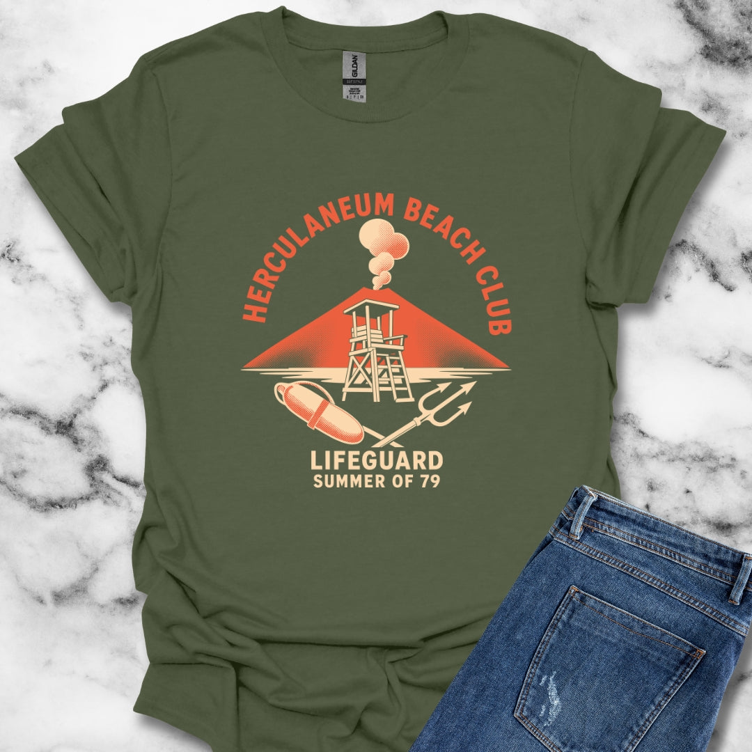 Herculaneum Beach Club Lifeguard T-Shirt
