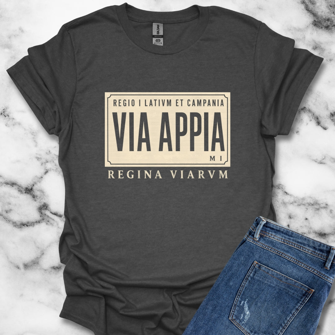 Via Appia Queen of the Roads T-Shirt