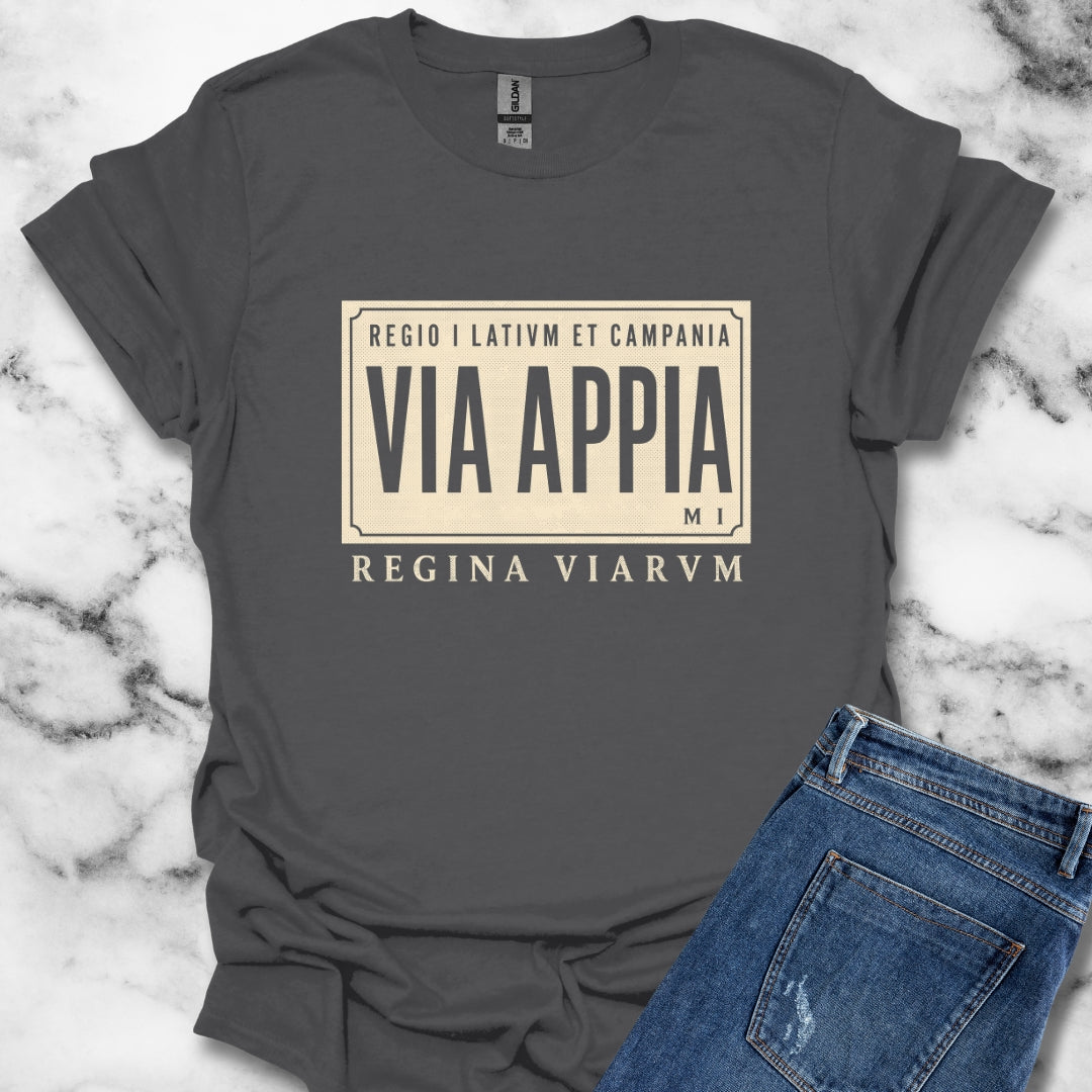 Via Appia Queen of the Roads T-Shirt