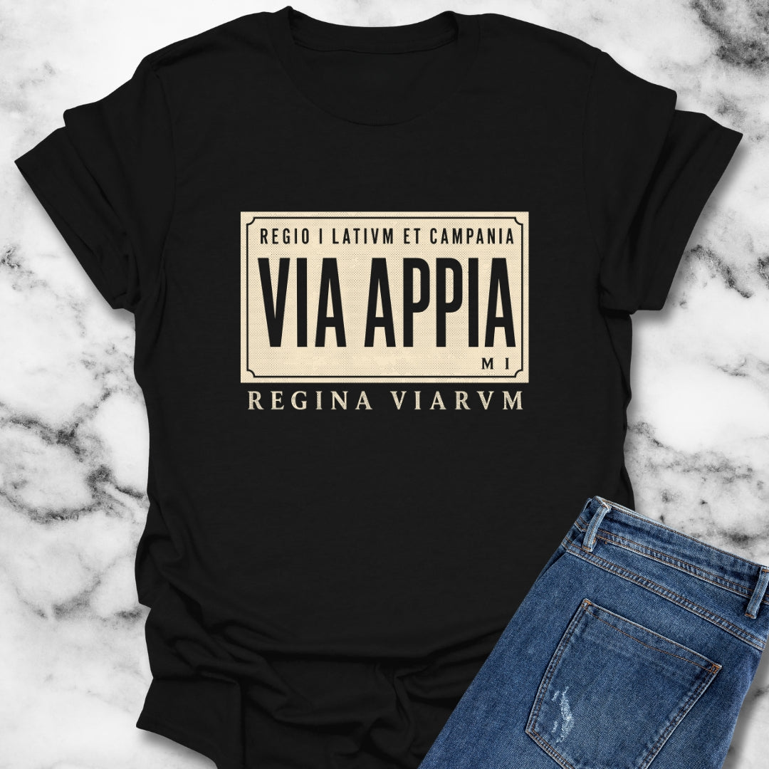 Via Appia Queen of the Roads T-Shirt