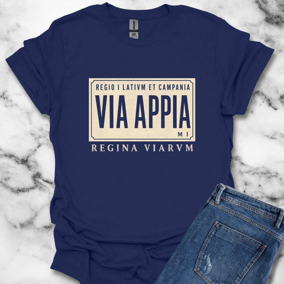 Via Appia Queen of the Roads T-Shirt