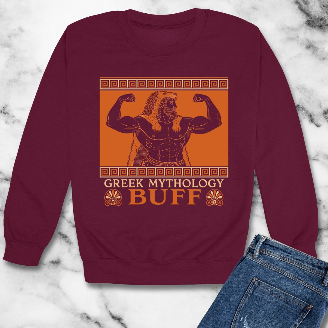 Heracles Greek Mythology Buff Unisex Heavy Crewneck Sweatshirt