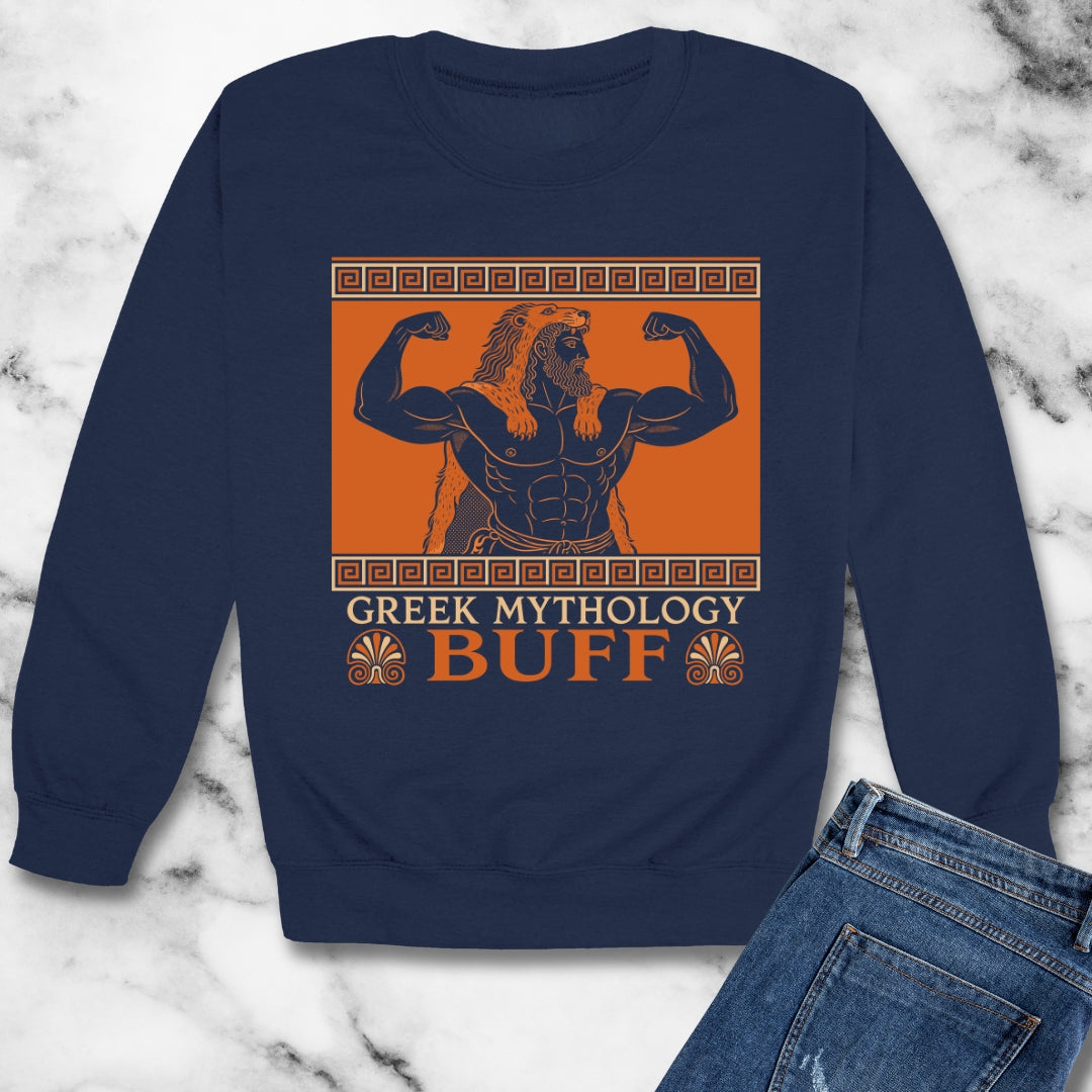 Heracles Greek Mythology Buff Unisex Heavy Crewneck Sweatshirt