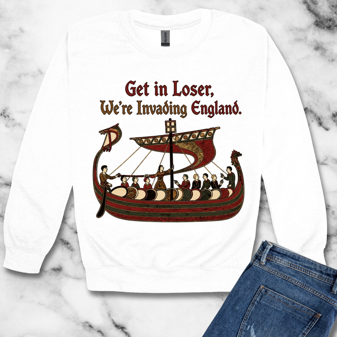 Get in Loser Norman Conquest Tapestry Unisex Heavy Crewneck Sweatshirt