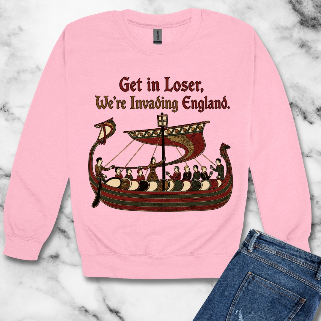 Get in Loser Norman Conquest Tapestry Unisex Heavy Crewneck Sweatshirt