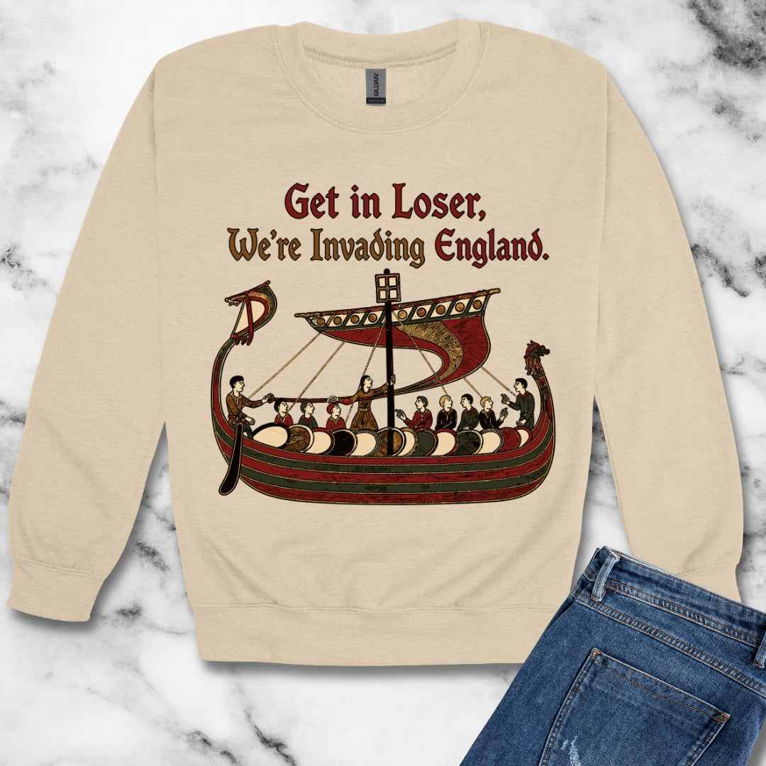 Get in Loser Norman Conquest Tapestry Unisex Heavy Crewneck Sweatshirt