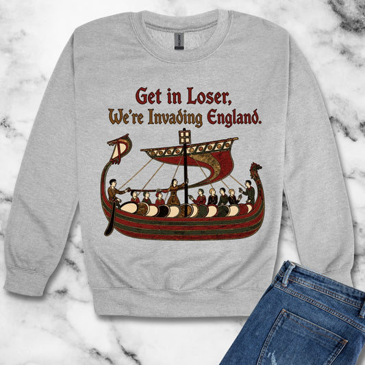 Get in Loser Norman Conquest Tapestry Unisex Heavy Crewneck Sweatshirt