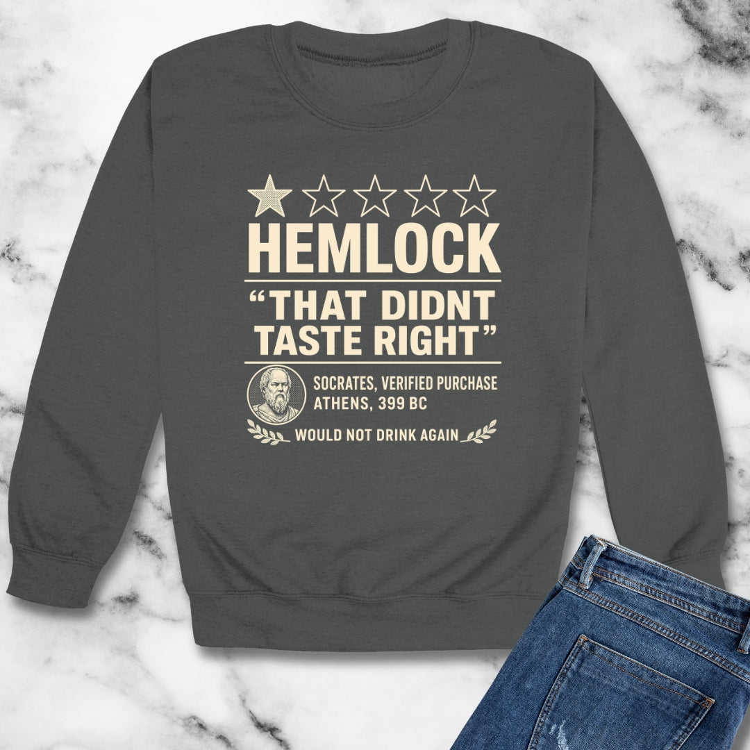 Hemlock Review Socrates Unisex Heavy Crewneck Sweatshirt