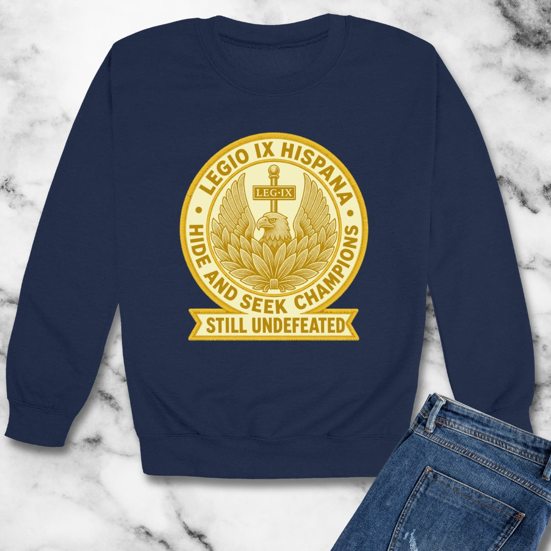 Roman IX Legion Hide and Seek Champions Unisex Heavy Crewneck Sweatshirt