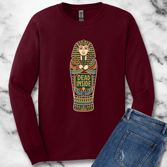 Dead Inside Sarcophagus Unisex Long Sleeve Tee