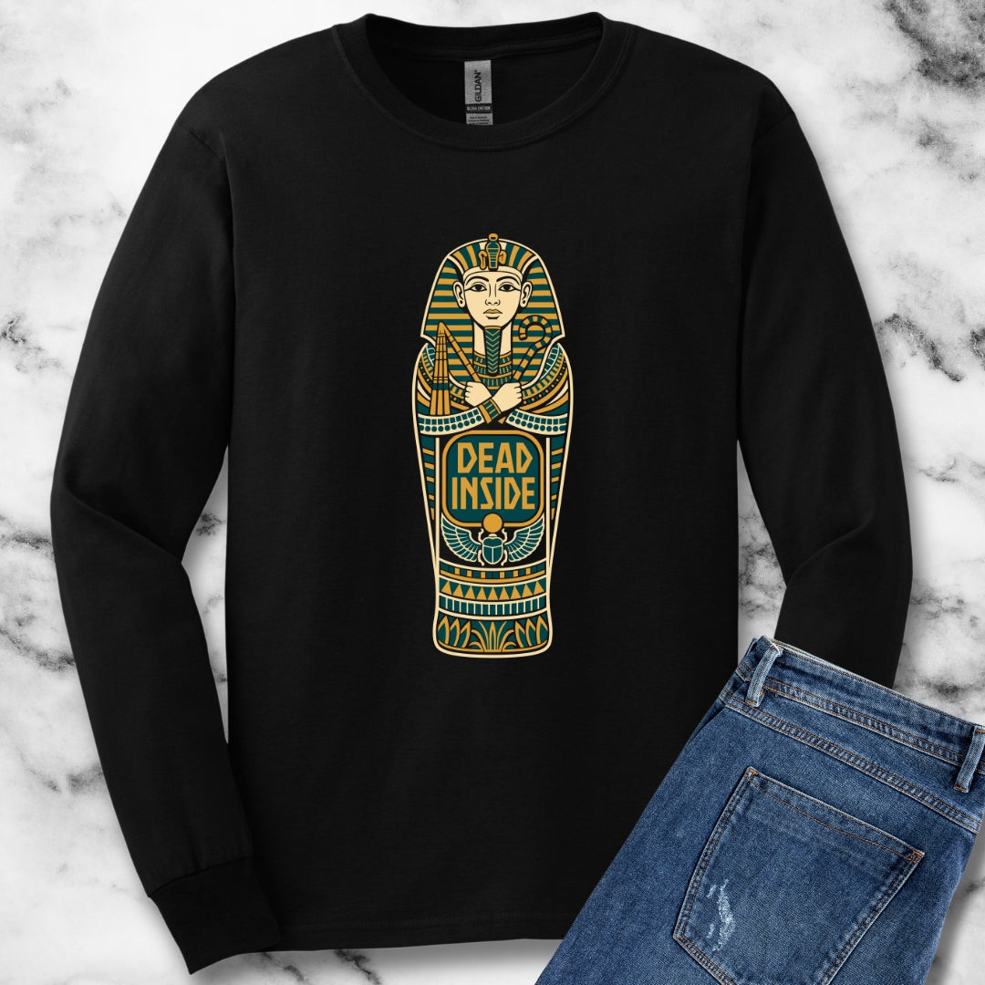 Dead Inside Sarcophagus Unisex Long Sleeve Tee