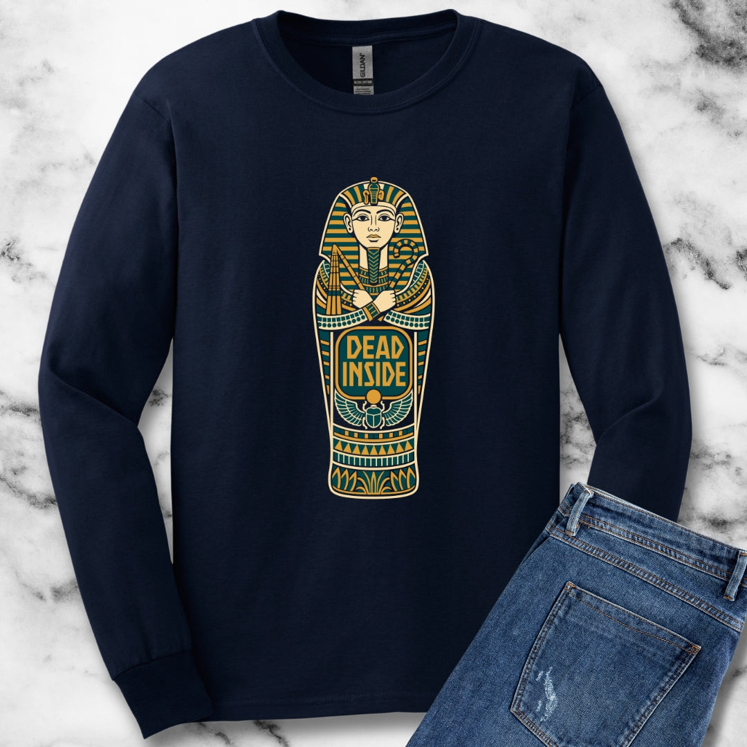 Dead Inside Sarcophagus Unisex Long Sleeve Tee