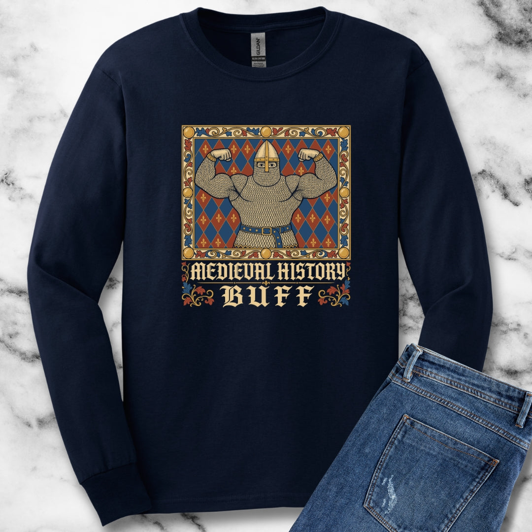 Medieval History Buff Knight Unisex Long Sleeve Tee