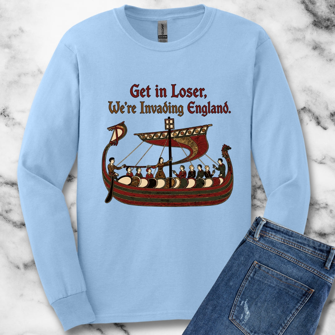 Get in Loser Norman Conquest Tapestry Unisex Long Sleeve Tee