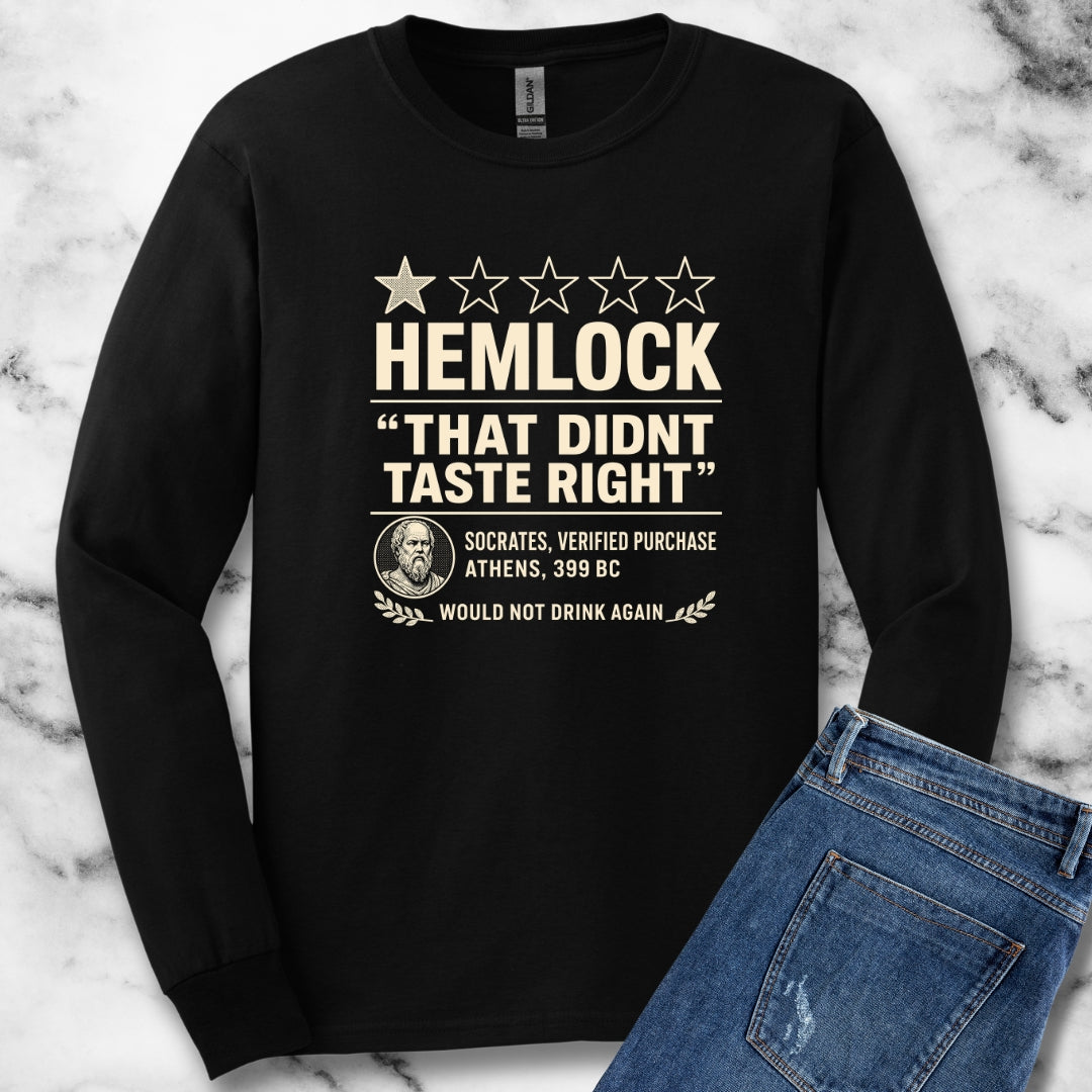 Hemlock Review Socrates Unisex Long Sleeve Tee