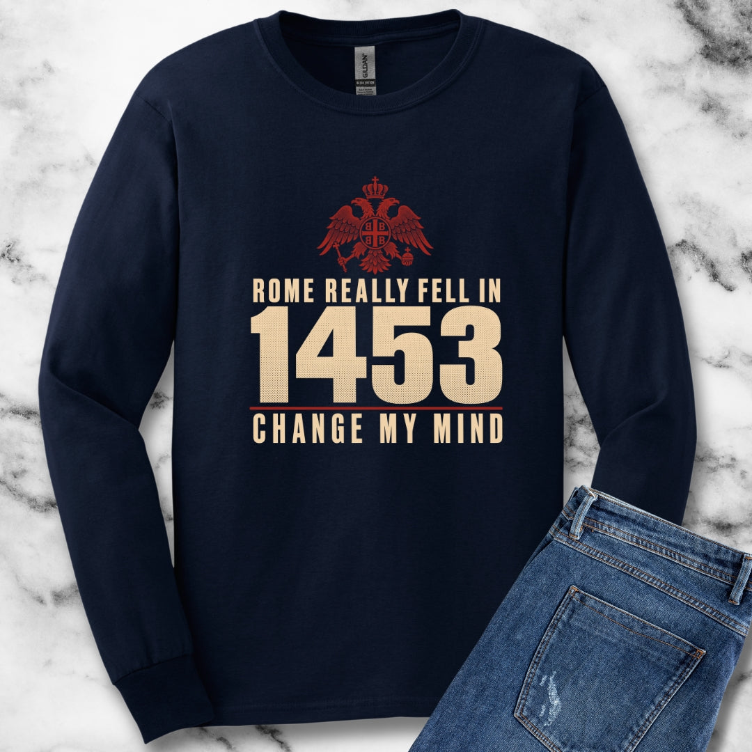 Rome Fell 1453 Unisex Long Sleeve Tee