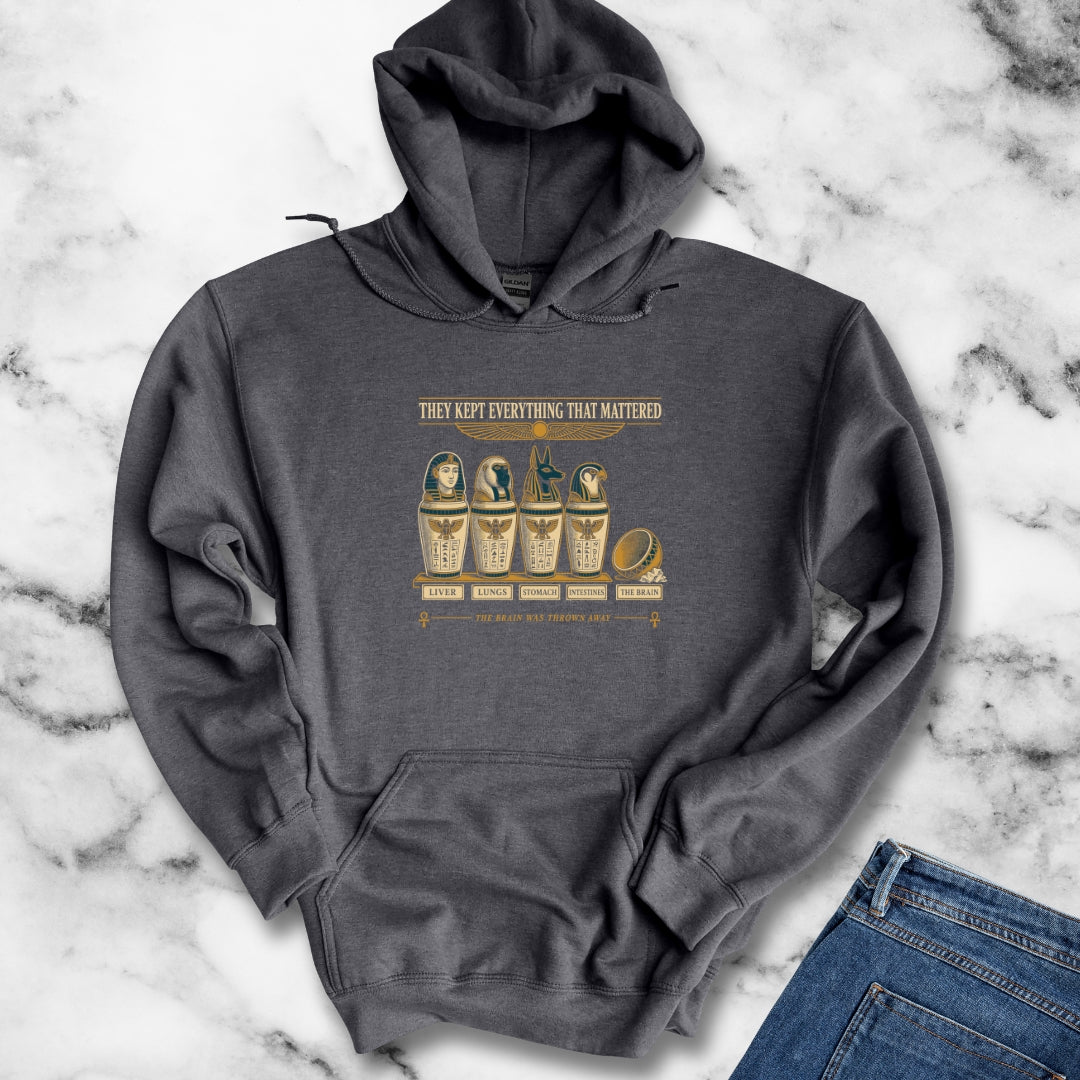 Egyptians Threw Brain Away Hoodie
