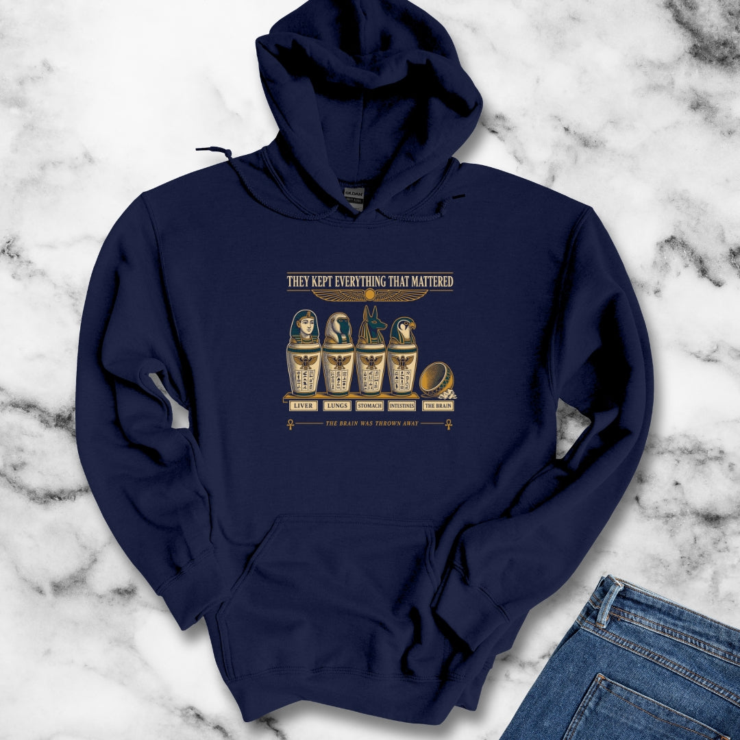 Egyptians Threw Brain Away Hoodie