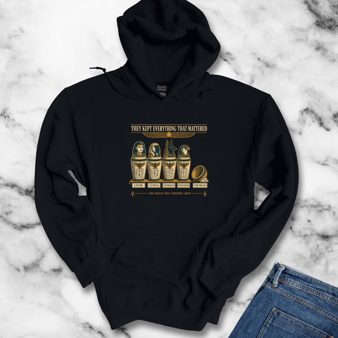 Egyptians Threw Brain Away Hoodie