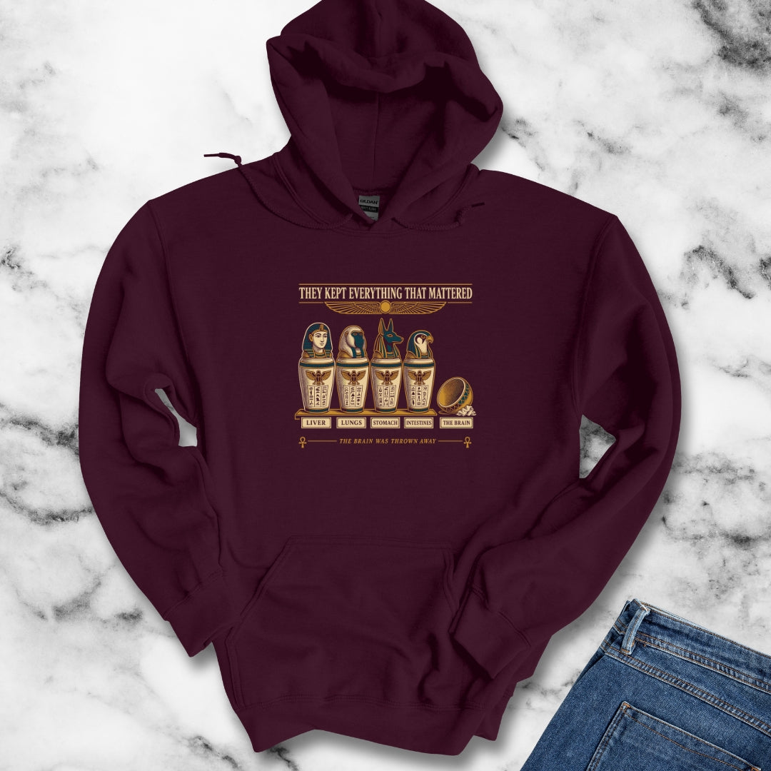 Egyptians Threw Brain Away Hoodie