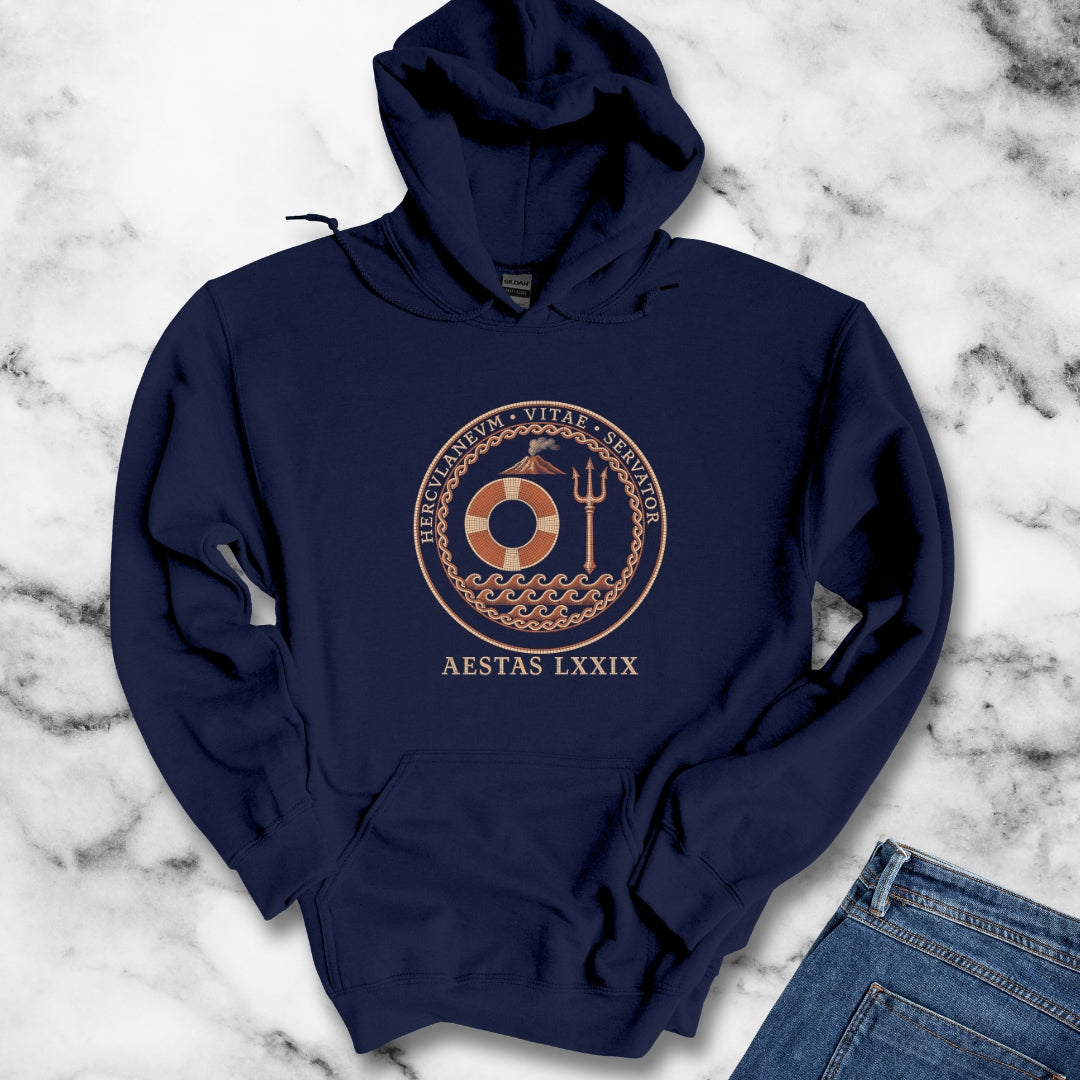 Herculaneum Lifeguard Summer 79 in Latin Hoodie