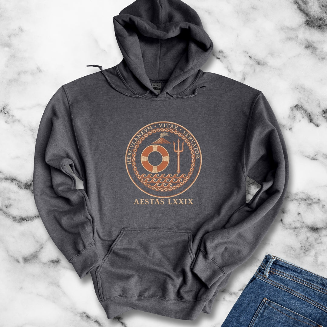 Herculaneum Lifeguard Summer 79 in Latin Hoodie