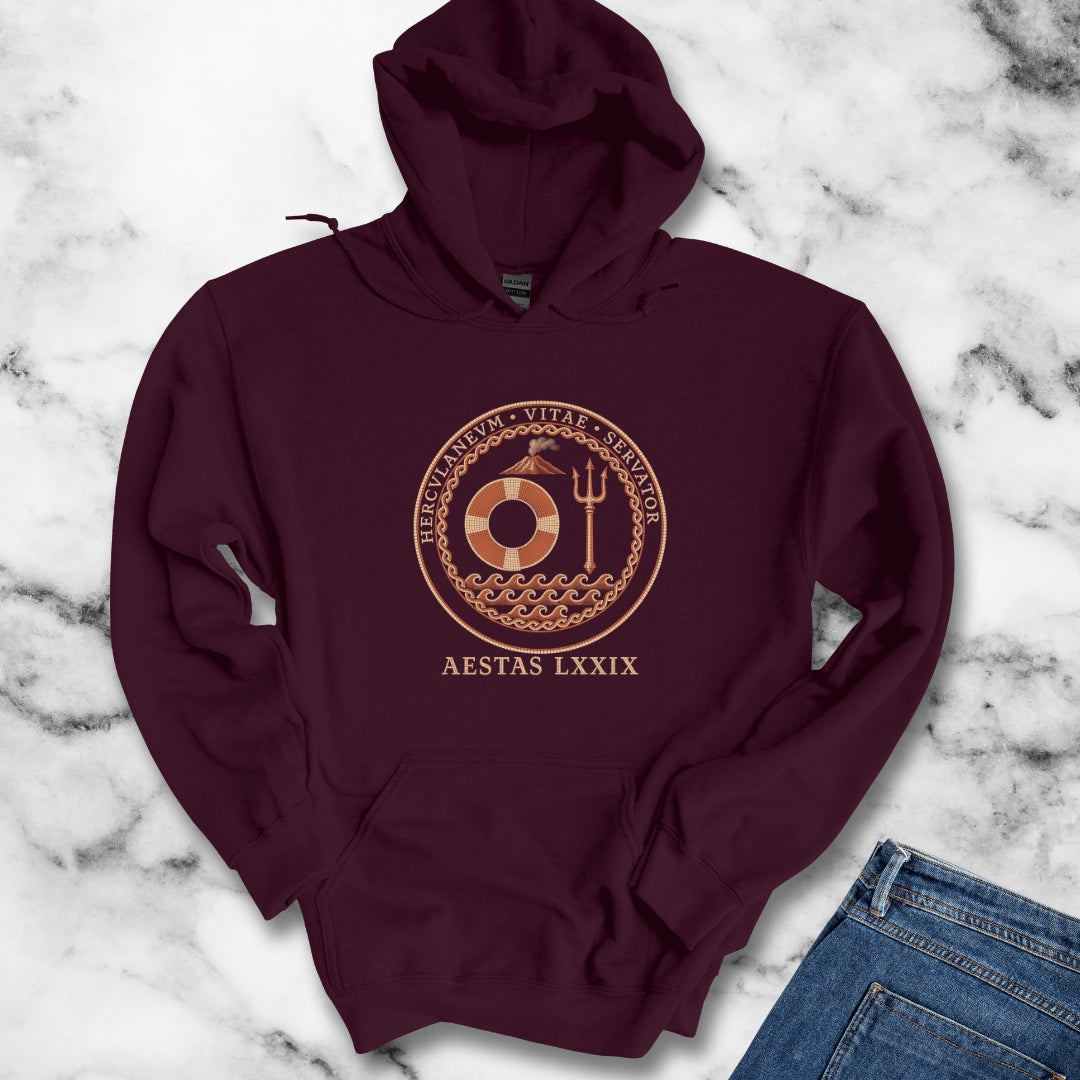 Herculaneum Lifeguard Summer 79 in Latin Hoodie